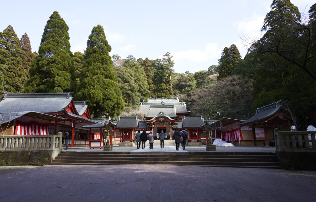 Kirishima-Jingū at New years